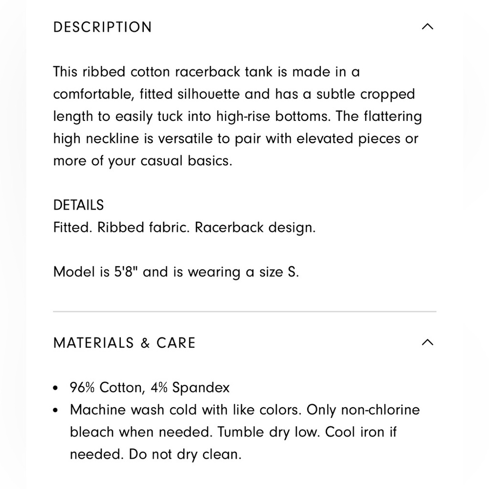 Oak + Fort Ribbed Tank Top - Picture 6 of 6